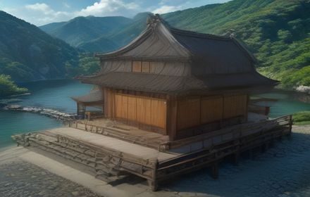 二次元动漫风格日本人妻场景，手绘线条与暖色调背景展现动漫向人妻题材的风格特征