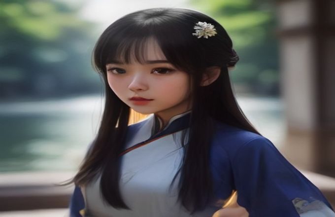 日本传统家庭场景中的女性角色，榻榻米房间与茶具布景展现日本人妻题材的文化背景与生活情境