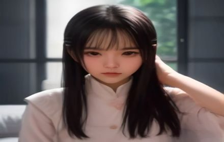 日本成熟女性优雅坐姿侧影，柔光环境下展现熟女人妻题材的成熟气质与内容特点