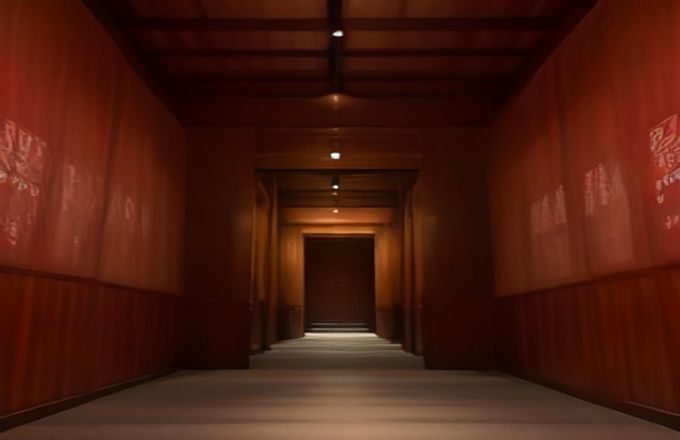 日本现代办公室与街道场景对比，冷暖光线交替展现日本人妻题材场景多样性与内容差异化特征