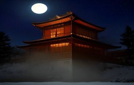 日本街道夜景与住宅区场景，蓝紫色调展现NTR寝取类日本人妻题材的叙事张力与戏剧冲突